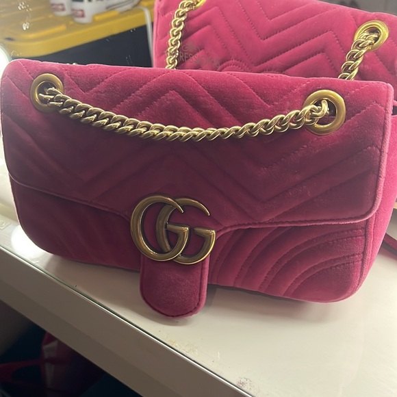 Gucci Bags Gucci Velvet Cross Body Poshmark
